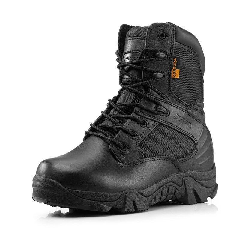 Botas Hombre Cuero Altas Militar Invierno QB031 – Big Indio