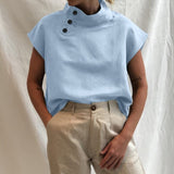 Camisa Blusa Loof Lino Loose (52% off - Sólo 48hs!)