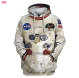 [50th Aniversario] 3D Traje Espacial Armstrong Camiseta Hoodie Sudadera Pantalones