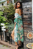 Blusa Kimono Mujer estampado Floral Bolsillos Cinturon Verano JulyVintage