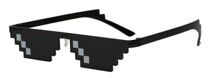 Lentes de Sol Pixel únicas hombres Cool 8 bits Pixel Almohadillas de nariz Antejos Gafas