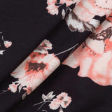 Blusa con Capucha Diseño Floral Flores Manga larga Otoño Invierno Mujer