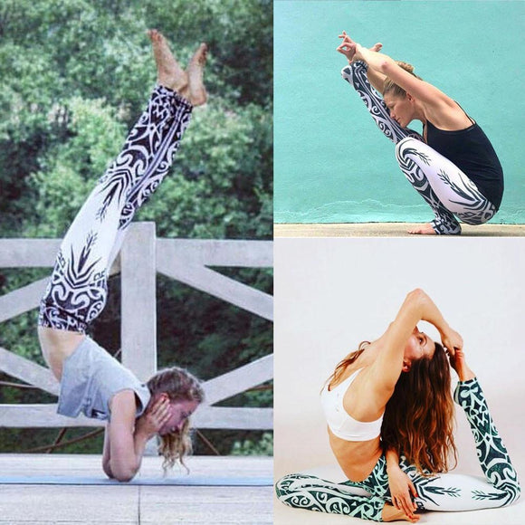 Pantalon Yoga Estampado Fitness Deporte Mujer Dama