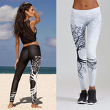 Pantalon Yoga Estampado Arbol Deportivo Fitness Calzas Mujer