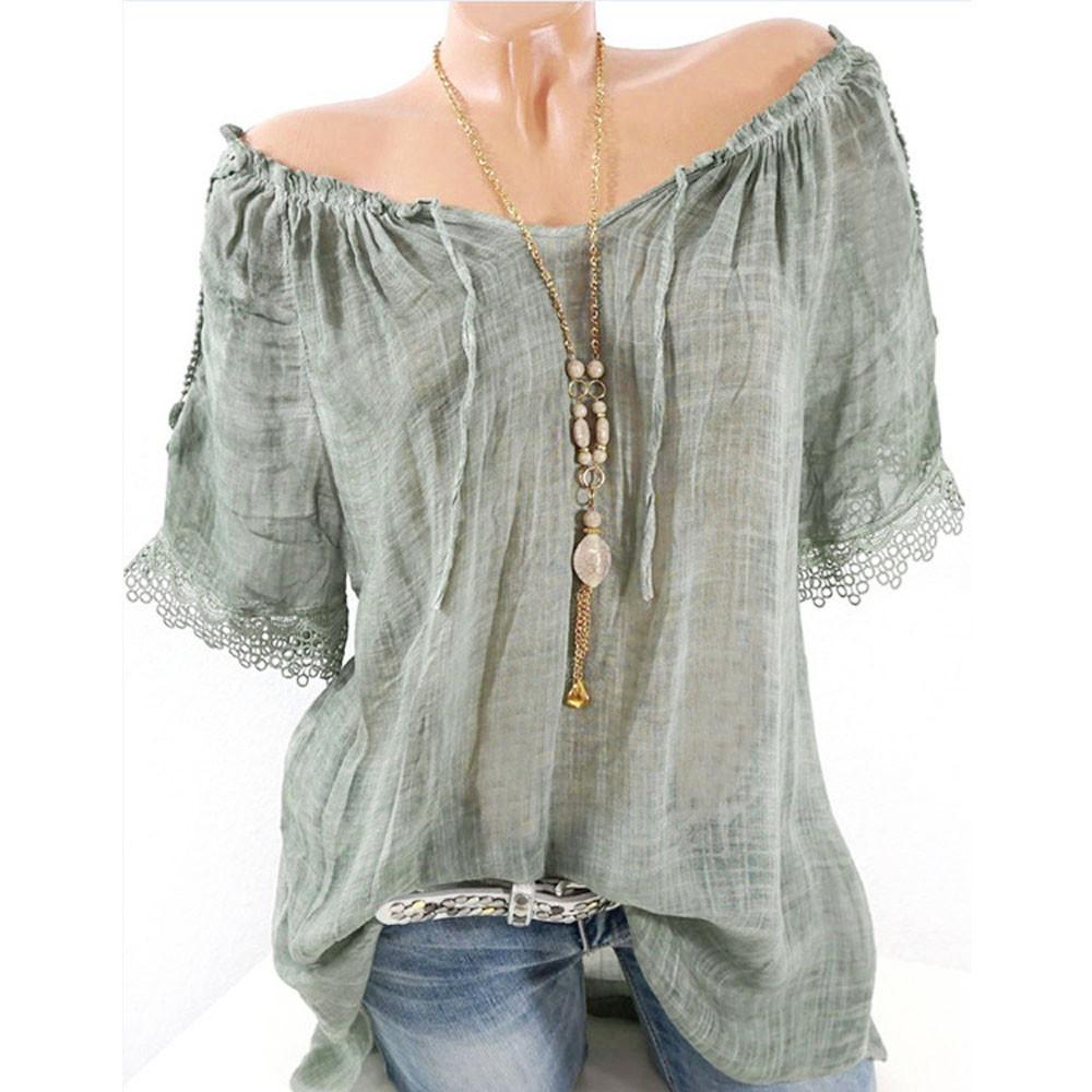 Blusa Mujer Mangas Largas y Volados JulyVintage – Big Indio